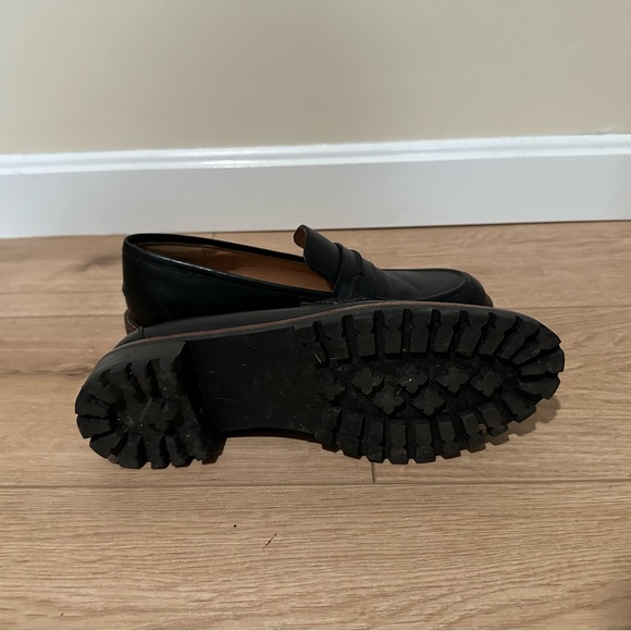 Black Leather Loafers - Picture 5 of 9